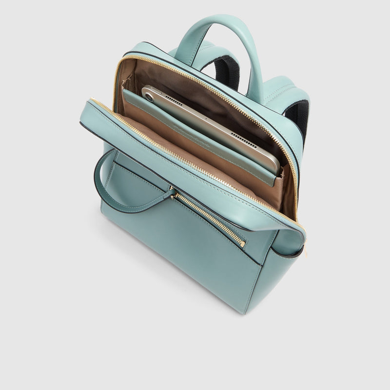 Mochila pequeña de mujer para iPad® 11'' - Azul claro - foto 4