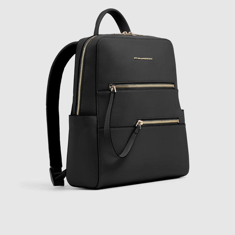 Women's RFID Leather Backpack for 11-inch iPad® - Black - photo 2