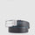 Reversible men's leather belt