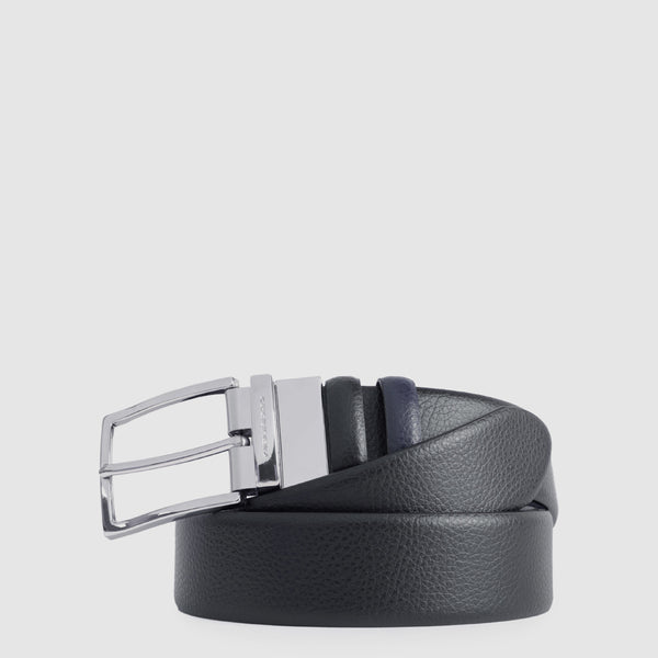 Reversible men’s belt with prong buckle