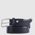 Men's Full-Grain Leather Belt with Prong Buckle