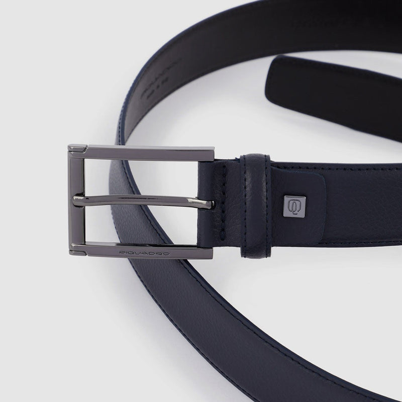 Ceinture homme en cuir avec boucle-ardillon