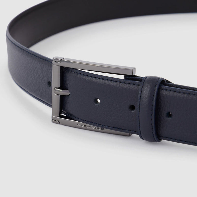 Ceinture homme en cuir avec boucle-ardillon