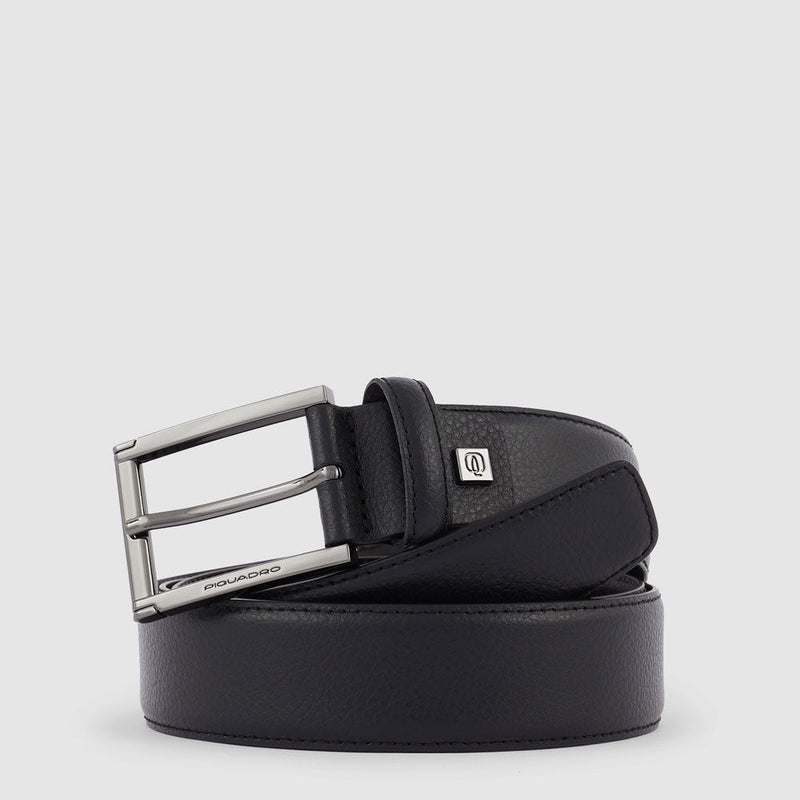 Ceinture homme en cuir avec boucle-ardillon