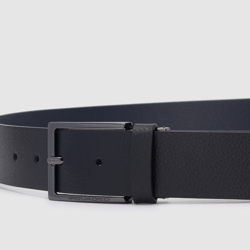 Ceinture double-face homme avec boucle-ardillon