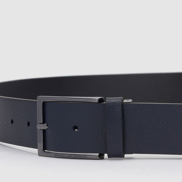 Reversibile men’s belt with prong buckle