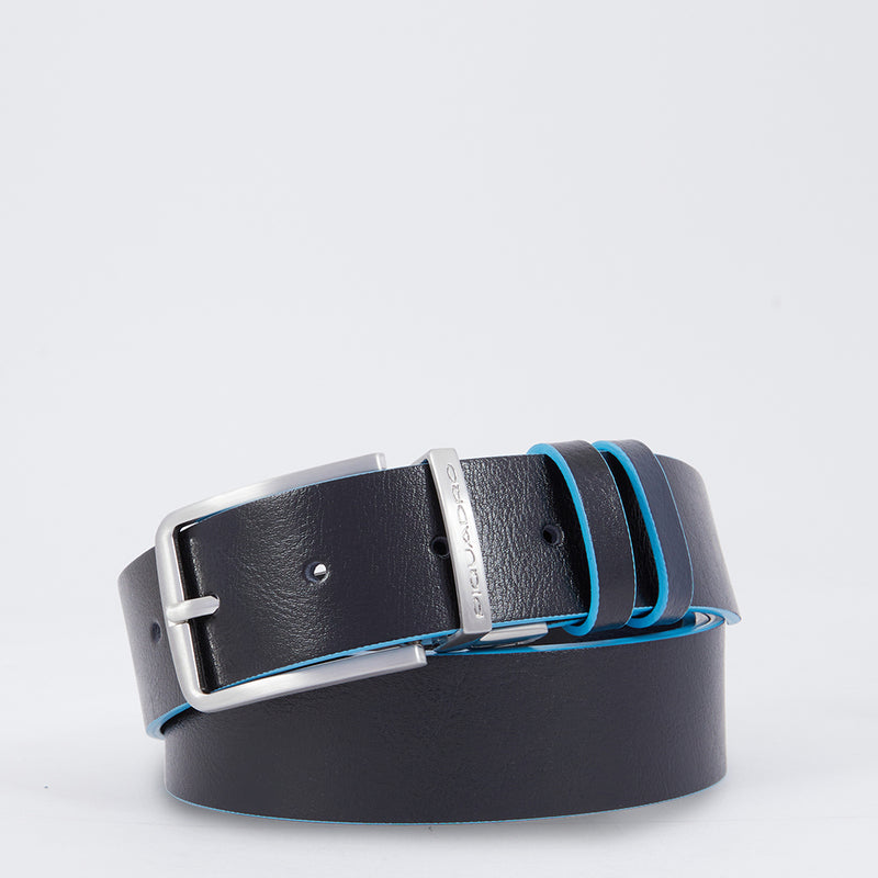 Reversibile men’s belt with prong buckle