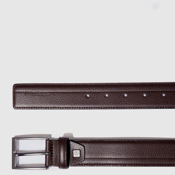 Men’s leather belt with prong buckle - 2