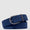Reversible men's suede belt with prong buckle