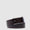 Men’s leather belt with prong buckle