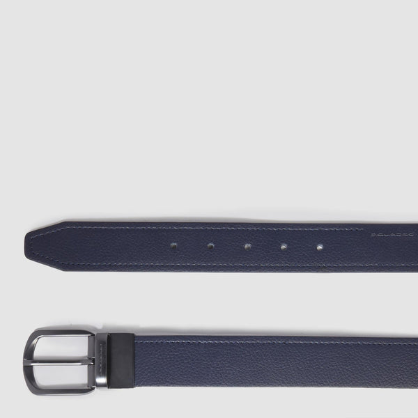 Men’s leather belt with prong buckle - 2