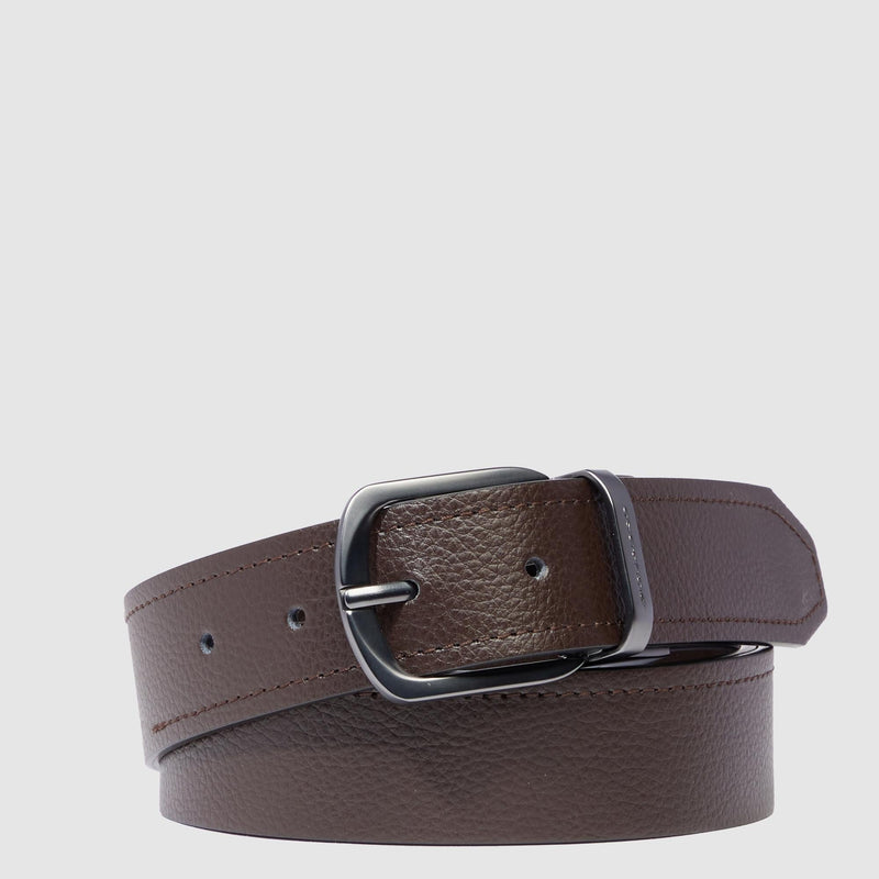 Ceinture homme en cuir avec boucle-ardillon - 9