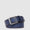 Men’s leather belt with prong buckle