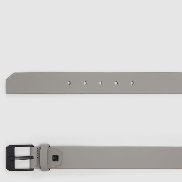 Men's Fabric Belt with Prong Buckle, Made in Italy - 2