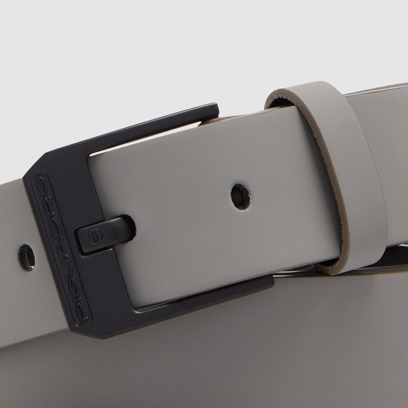 Men's Fabric Belt with Prong Buckle, Made in Italy