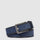 Men’s leather belt with prong buckle