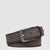 Men’s leather belt with prong buckle