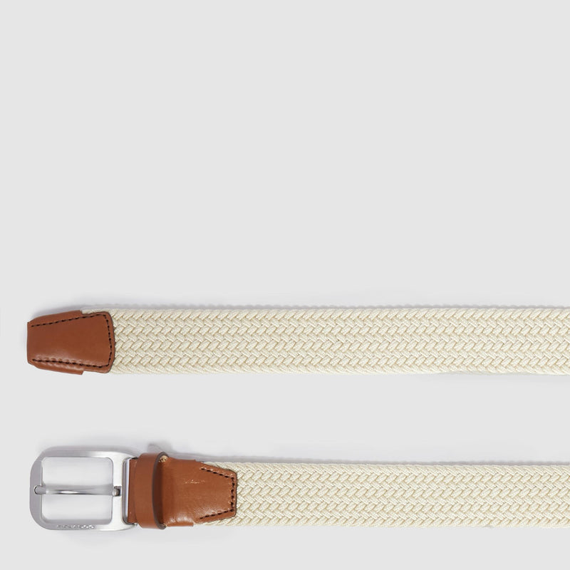 Men’s braided stretch belt belt with prong buckle