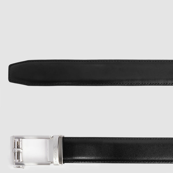 No holes men’s leather belt - 2