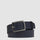 Men’s leather belt with prong buckle