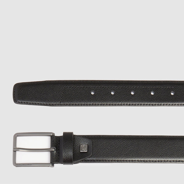 Men’s leather belt with prong buckle - 2