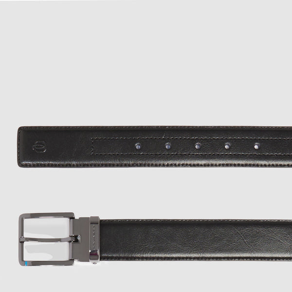 Men’s leather belt with prong buckle - 2