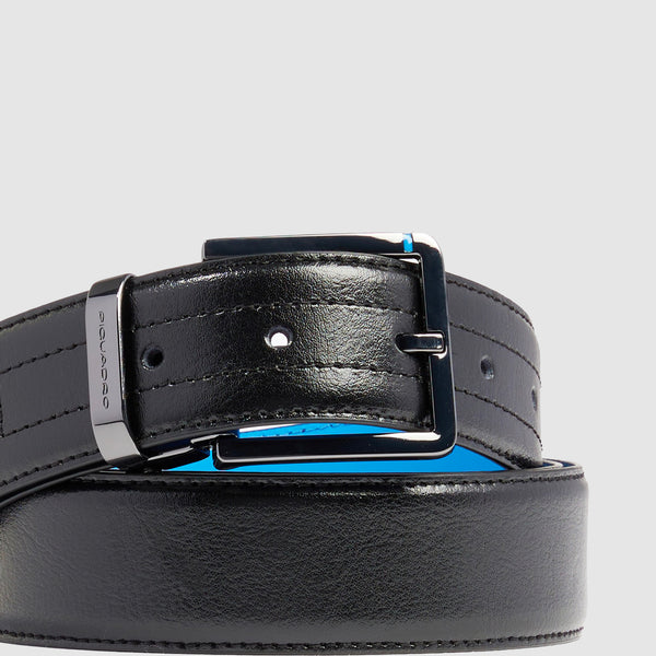 Men’s leather belt with prong buckle - 3