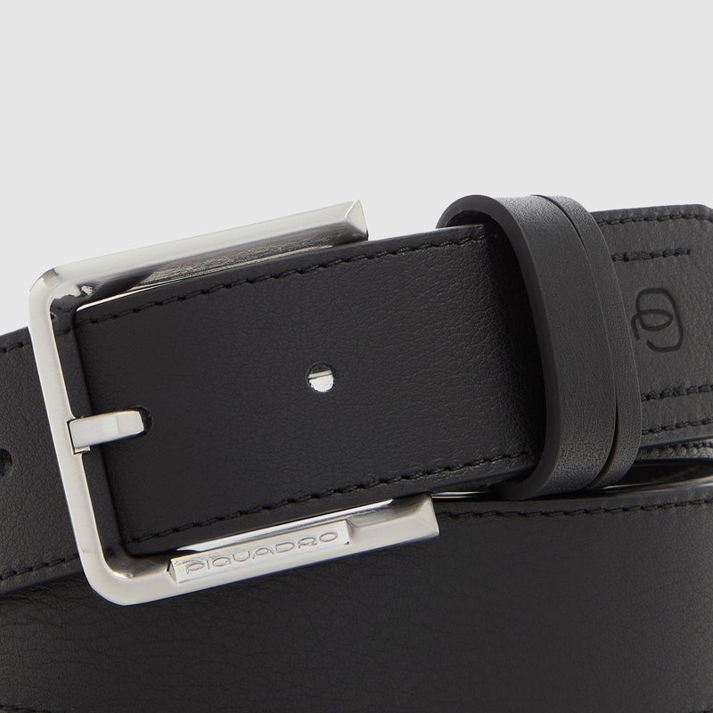 Men's Leather Belt with Prong Buckle – Tebe