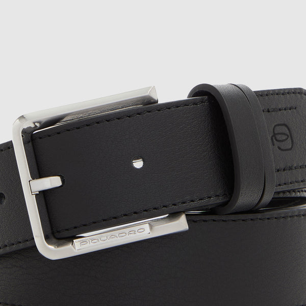 Men's Leather Belt with Prong Buckle – Tebe - 3