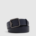 Men's 1.4" Leather Belt with Prong Buckle