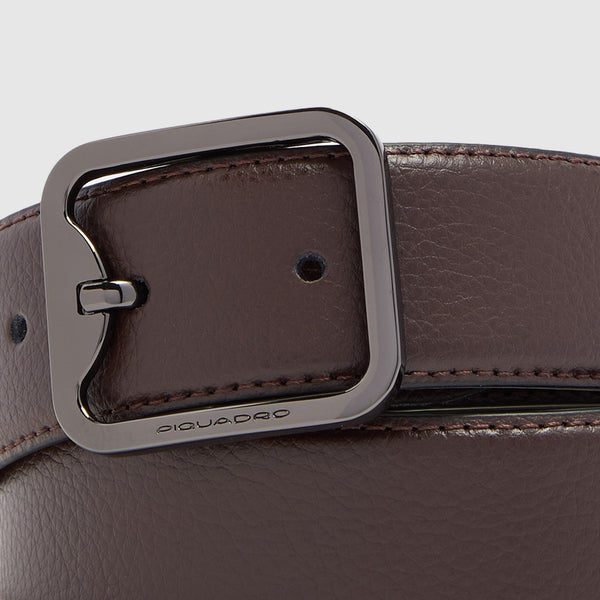Men's 1.4" Leather Belt with Prong Buckle - 3