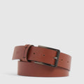 Men's Leather Belt in Black, Blue or Brown