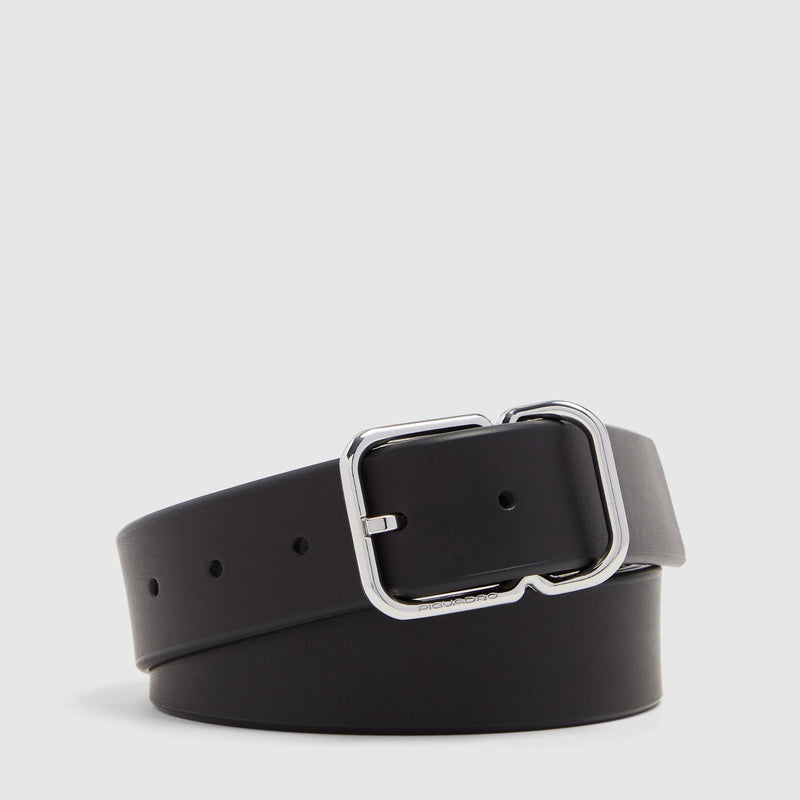 Men's Leather Belt in Black, Brown or Bordeaux