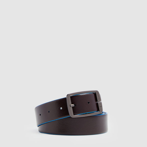 Men's Reversible Leather Belt, Prong Buckle - 2