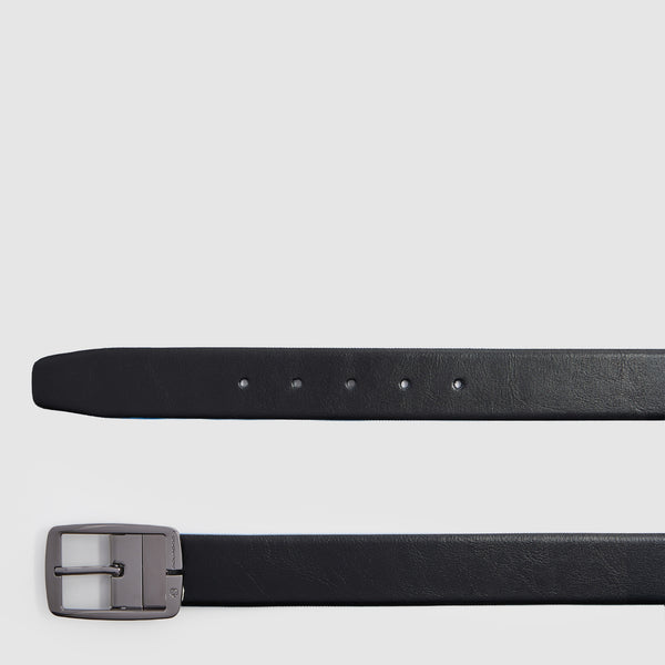 Men's Reversible Leather Belt, Prong Buckle - 3