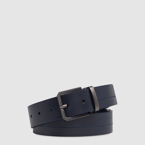 Ceinture homme en cuir avec boucle-ardillon - 1