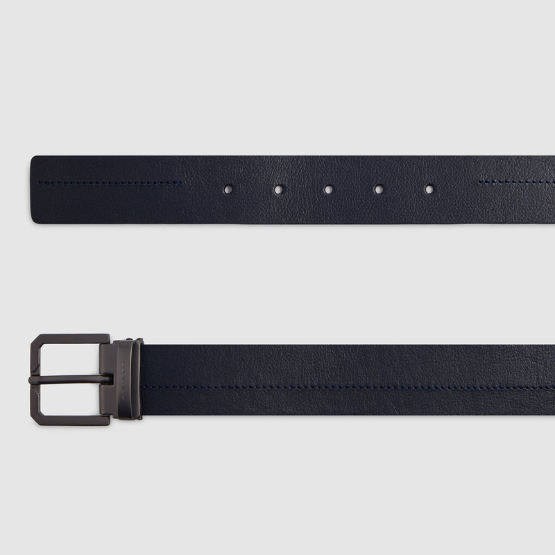 Ceinture homme en cuir avec boucle-ardillon