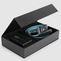 Men's Belt and Pop-Up RFID Card Holder Gift Box