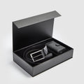 Men's Leather Belt & Pop-Up Card Holder Gift Box