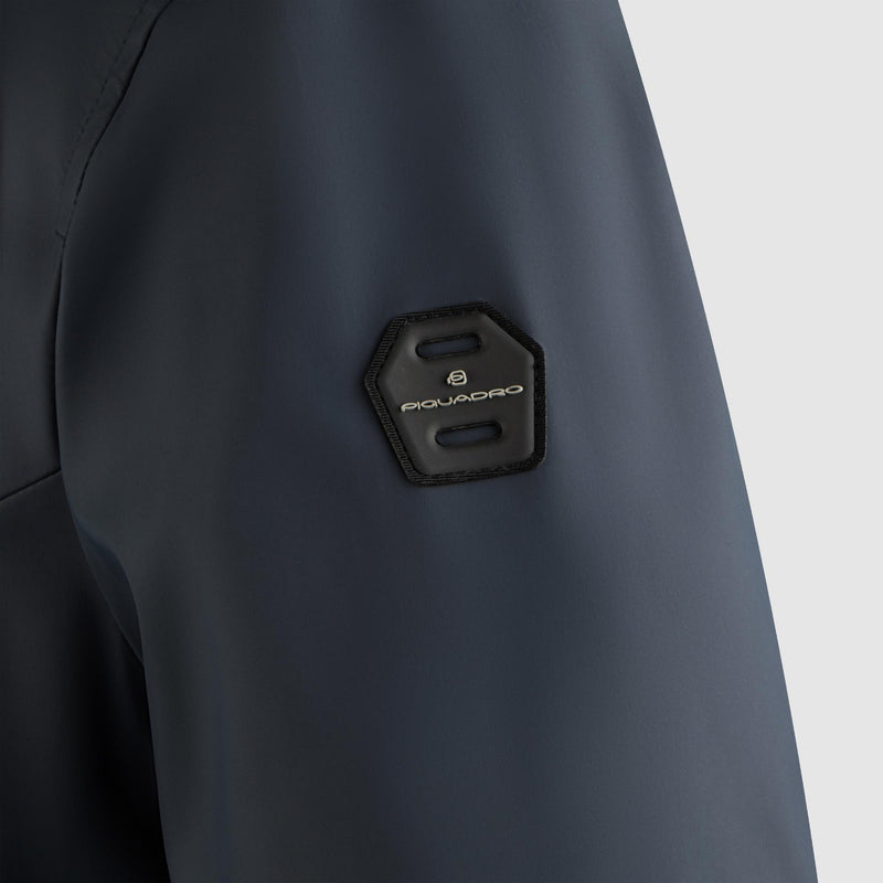 Wind-resistant, waterproof men's hooded coat