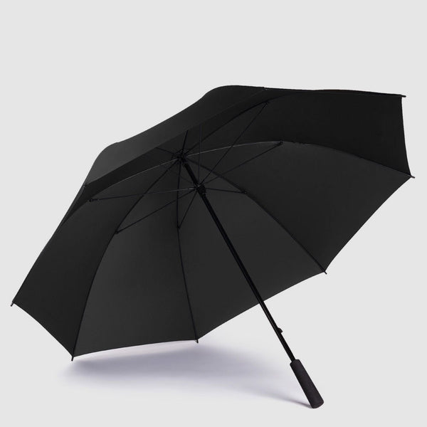 Large, windproof umbrella