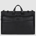 Leather Garment Bag with Shirt Sleeve & Hanging Hook