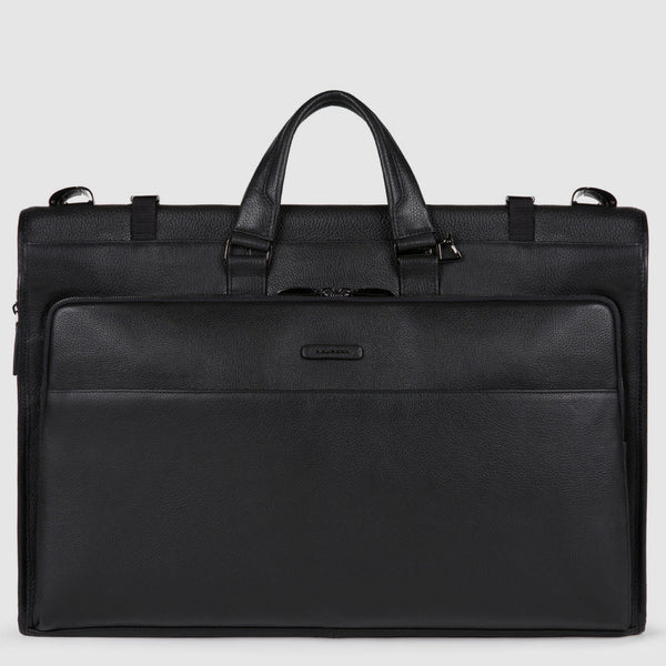 Borsa porta abiti in pelle