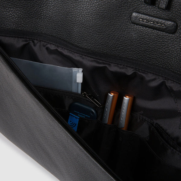 Borsa porta abiti in pelle