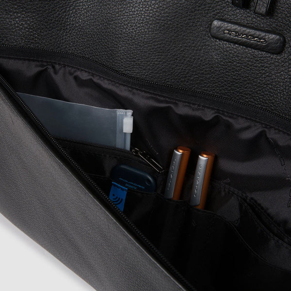 Borsa porta abiti in pelle