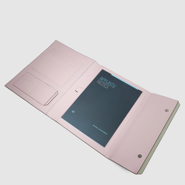 Notepad holder with iPad®Pro 12,9" compartment