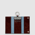 Leather Key Holder, Double Button Closure