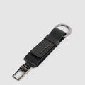 Slim Leather Carabiner Keychain