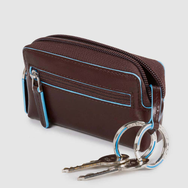 Key holder case with two rings