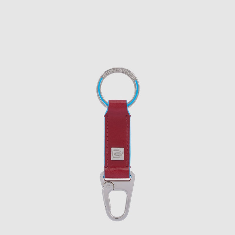 Two-ring keychain with carabiner hook